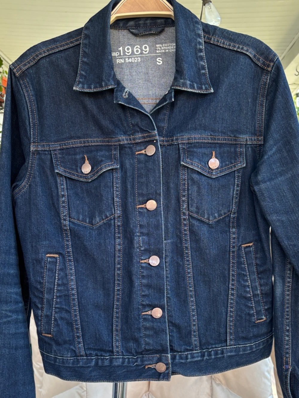 1969 Dark Indigo Denim Jacket - Classic Jean Jacket